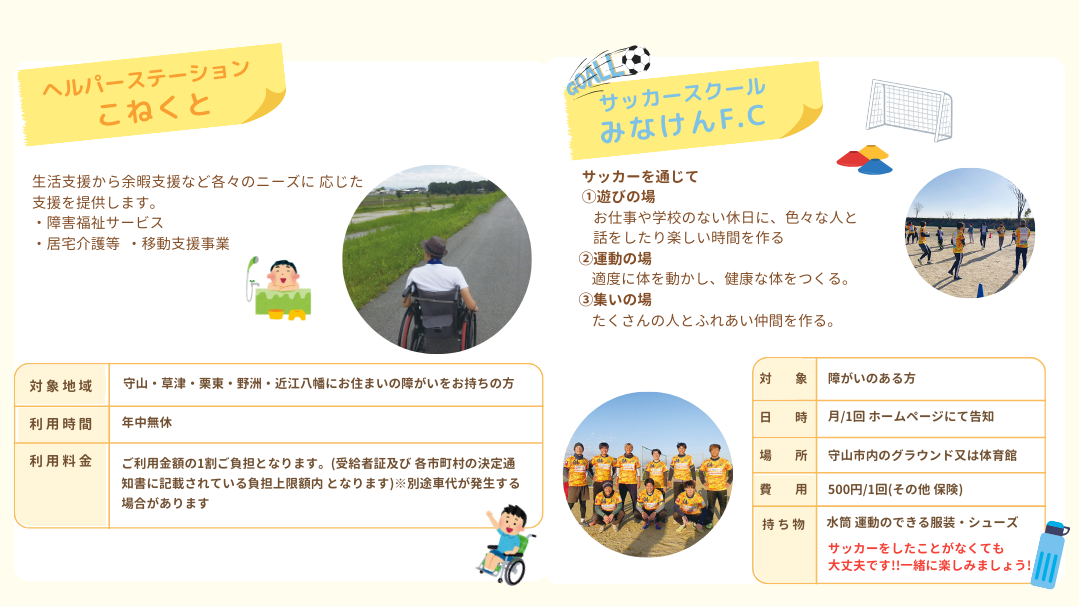ヘルパーステーションこねくと/みなけんFC